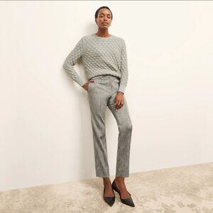 MM Lafleur - Butler Sweater - Wavy Cotton Knit - Gray Melange - XS